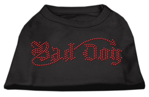 Bad Dog Rhinestone Shirts Black XS (8)