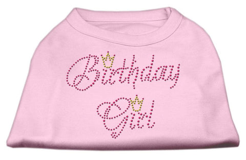 Birthday Girl Rhinestone Shirt Light Pink XS (8)