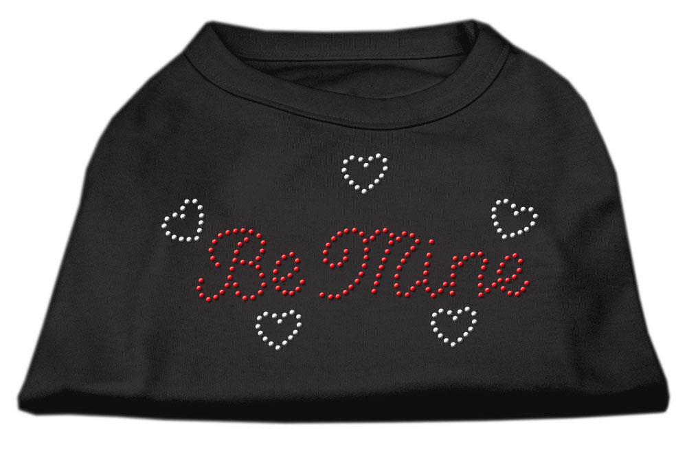 Be Mine Rhinestone Shirts Black L (14)