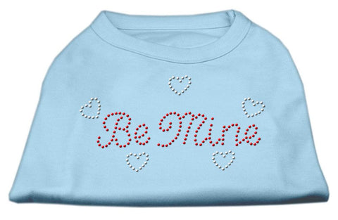 Be Mine Rhinestone Shirts Baby Blue M (12)