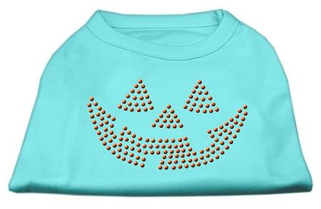 Jack O' Lantern Rhinestone Shirts Aqua M (12)