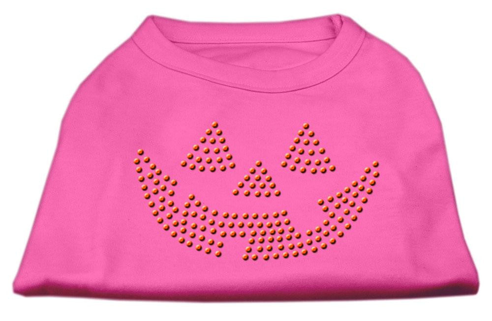 Jack O' Lantern Rhinestone Shirts Bright Pink XS (8)