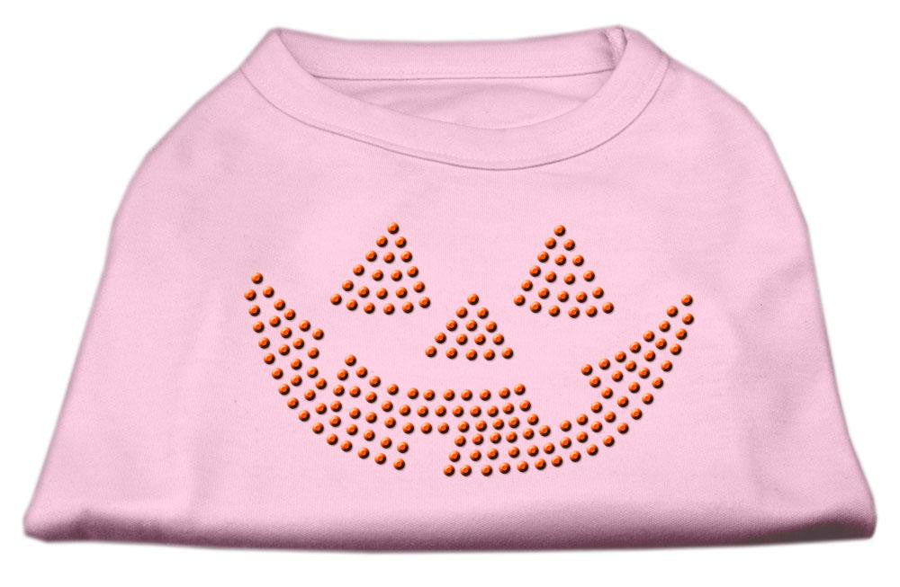 Jack O' Lantern Rhinestone Shirts Light Pink XS (8)