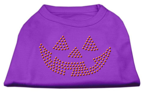 Jack O' Lantern Rhinestone Shirts Purple XXL (18)