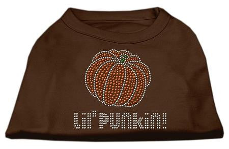 Lil' Punkin' Rhinestone Shirts Brown Sm (10)