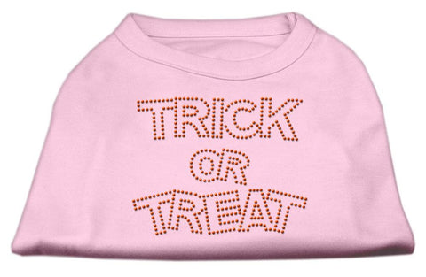 Trick or Treat Rhinestone Shirts Light Pink XL (16)