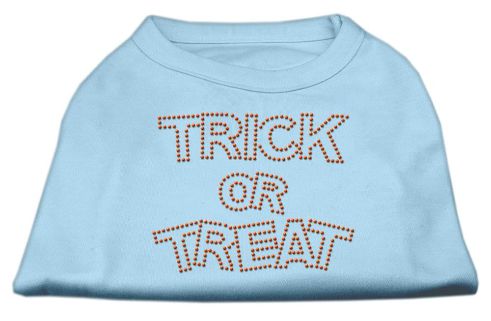 Trick or Treat Rhinestone Shirts Baby Blue XS (8)