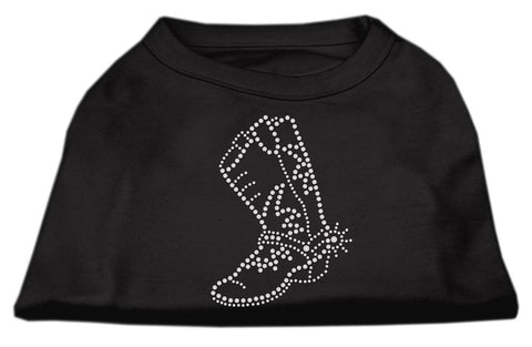 Rhinestone Boot Shirts Black S (10)