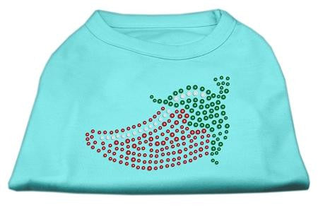 Rhinestone Chili Pepper Shirts Aqua S (10)