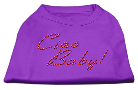 Ciao Baby Rhinestone Shirts Purple L (14)