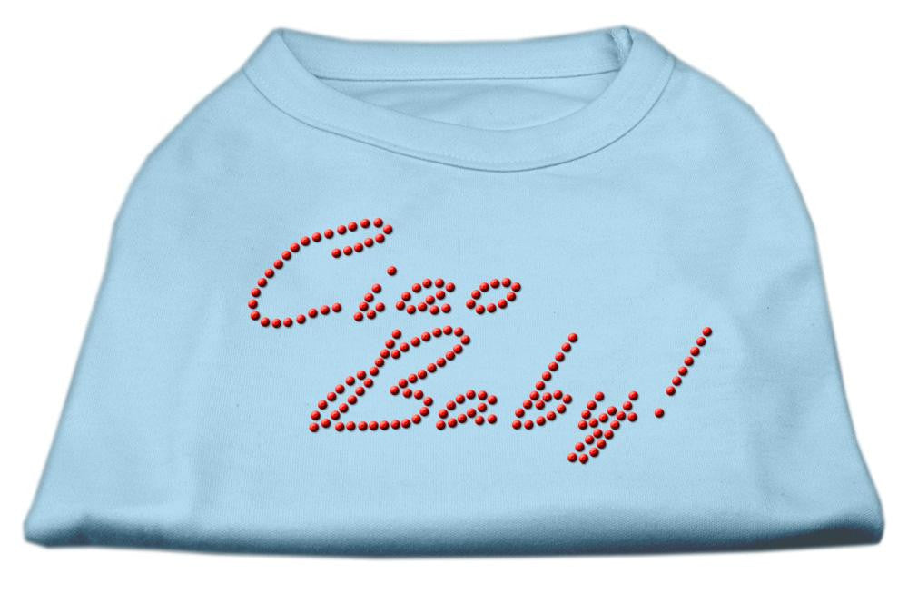 Ciao Baby Rhinestone Shirts Baby Blue M (12)