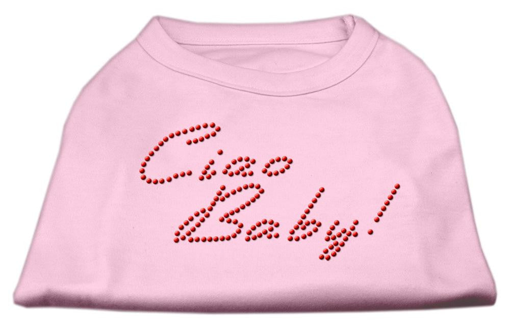 Ciao Baby Rhinestone Shirts Light Pink S (10)