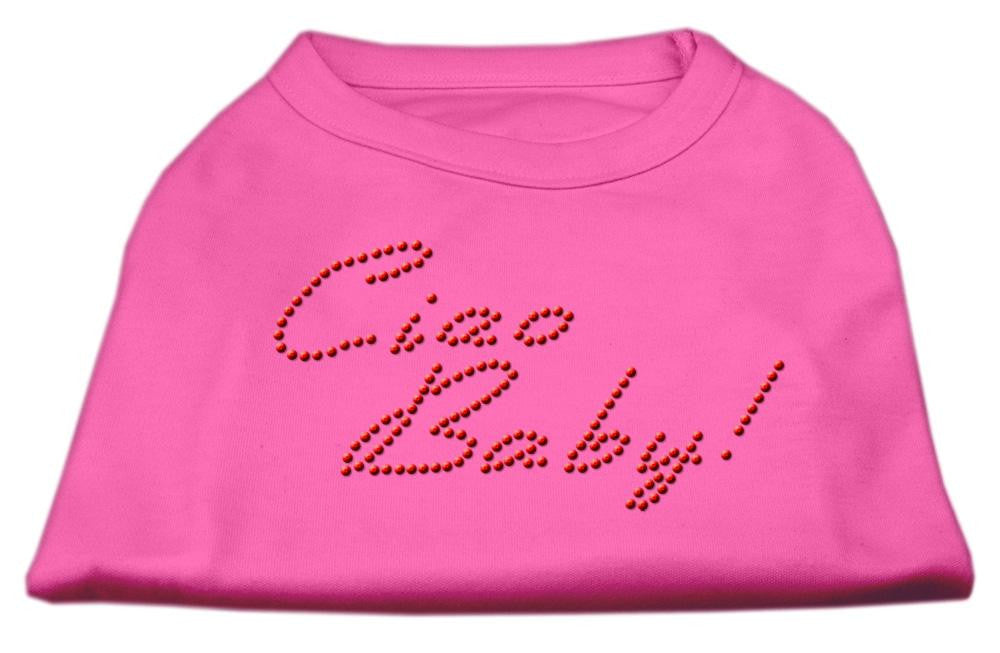 Ciao Baby Rhinestone Shirts Bright Pink XXL (18)