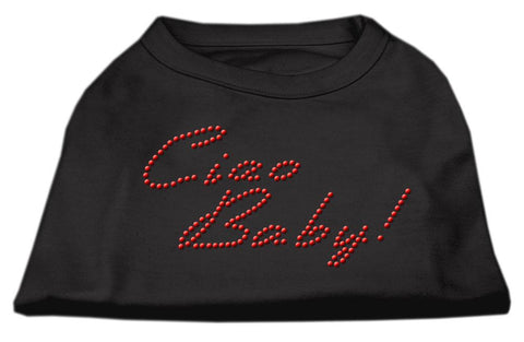 Ciao Baby Rhinestone Shirts Black XXXL(20)