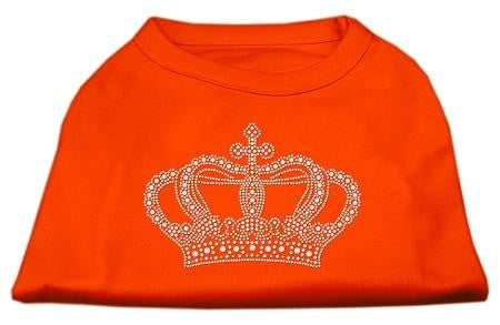 Rhinestone Crown Shirts Orange Med (12)