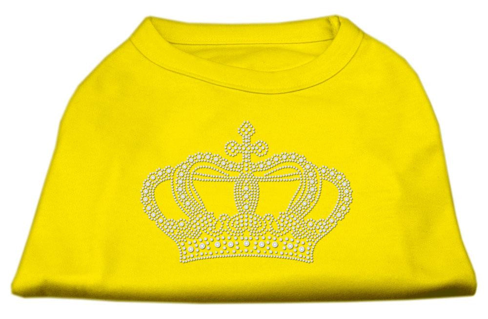 Rhinestone Crown Shirts Yellow Med (12)