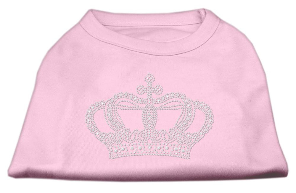 Rhinestone Crown Shirts Light Pink S (10)