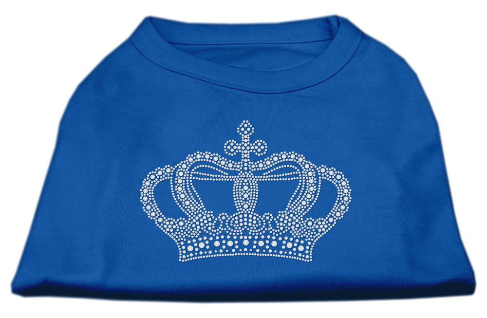 Rhinestone Crown Shirts Blue XS (8)