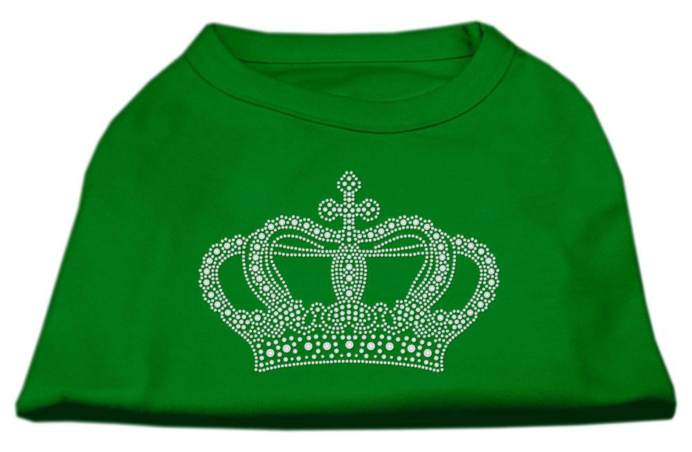 Rhinestone Crown Shirts Emerald Green XS (8)