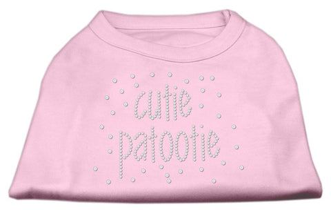 Cutie Patootie Rhinestone Shirts Light Pink LG (14)