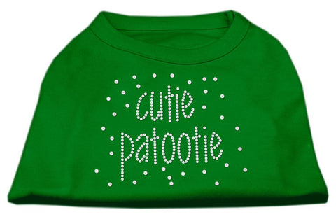 Cutie Patootie Rhinestone Shirts Emerald Green XL (16)