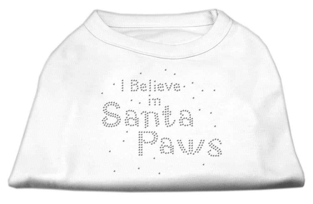 I Believe in Santa Paws Shirt White L (14)