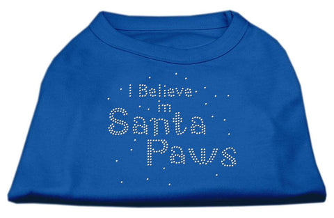 I Believe in Santa Paws Shirt Blue XXL (18)