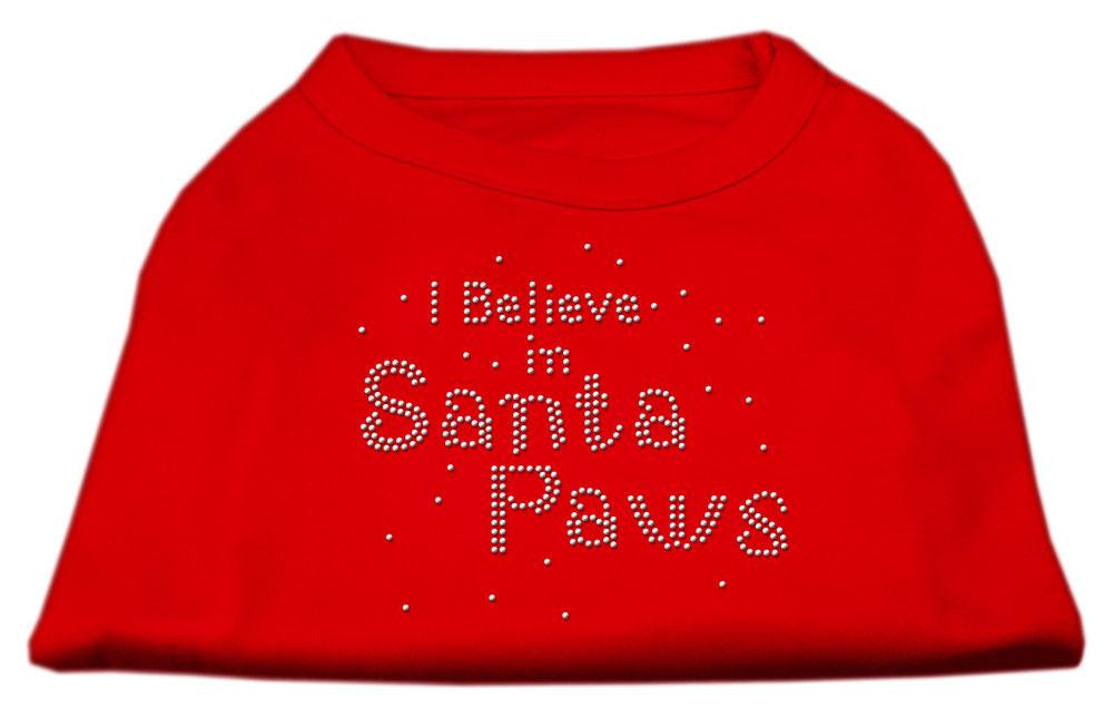 I Believe in Santa Paws Shirt Red XXL (18)