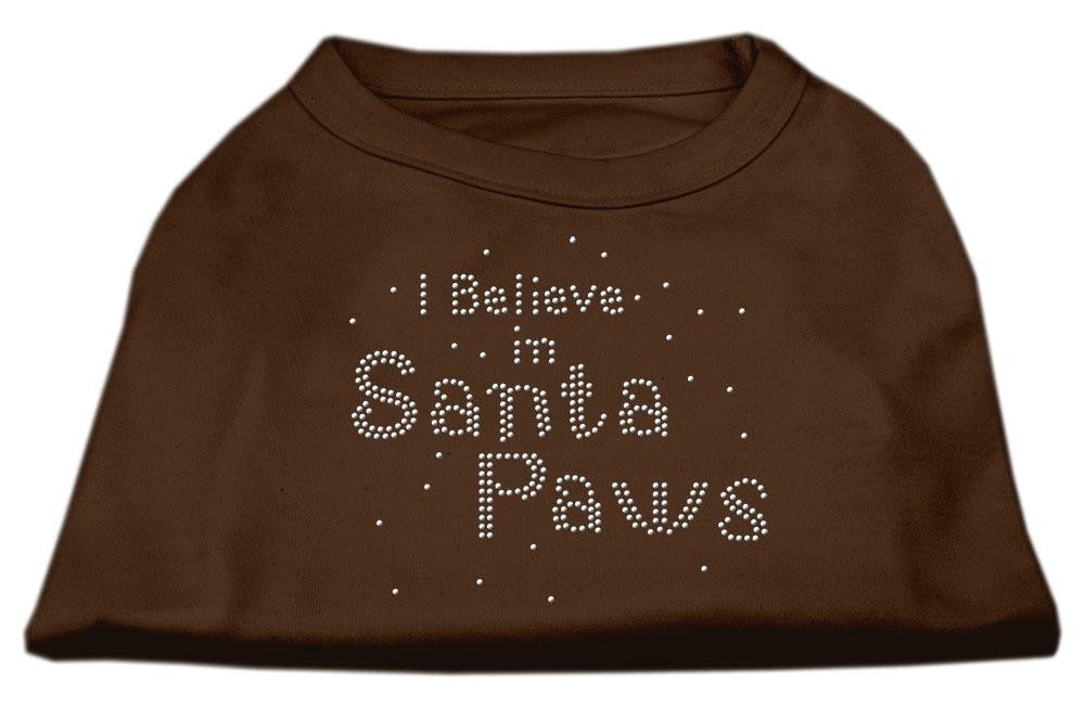 I Believe in Santa Paws Shirt Brown XXXL (20)