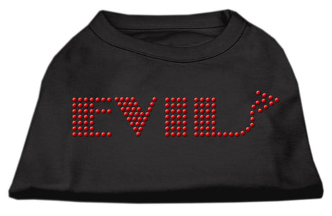 Evil Rhinestone Shirts Black L (14)