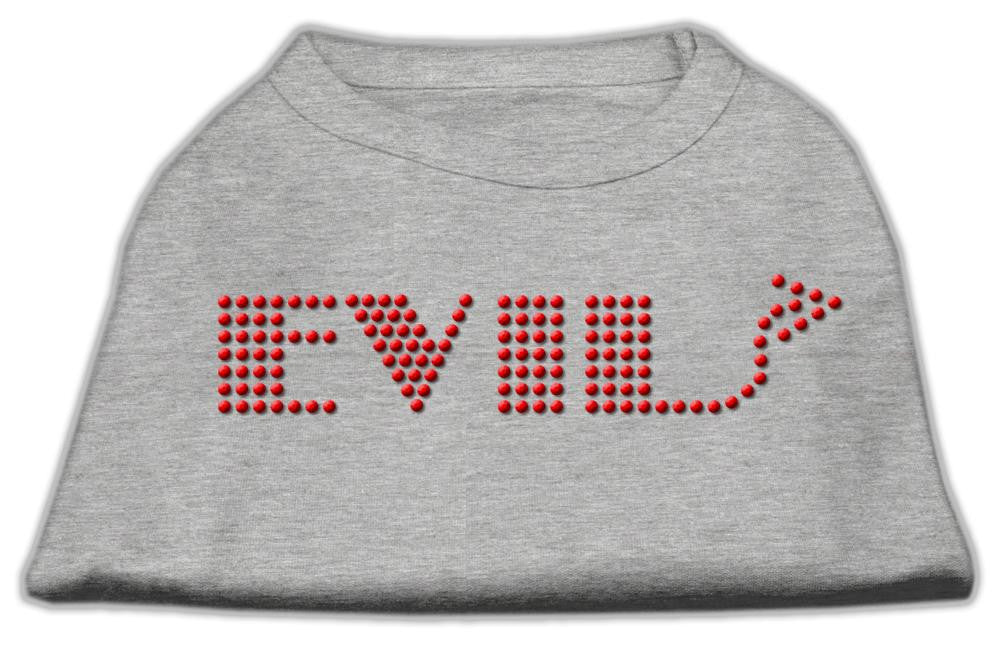 Evil Rhinestone Shirts Grey XS (8)