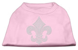 Silver Fleur De Lis Rhinestone Shirts