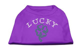 Four Leaf Clover Outline Rhinestone Shirts