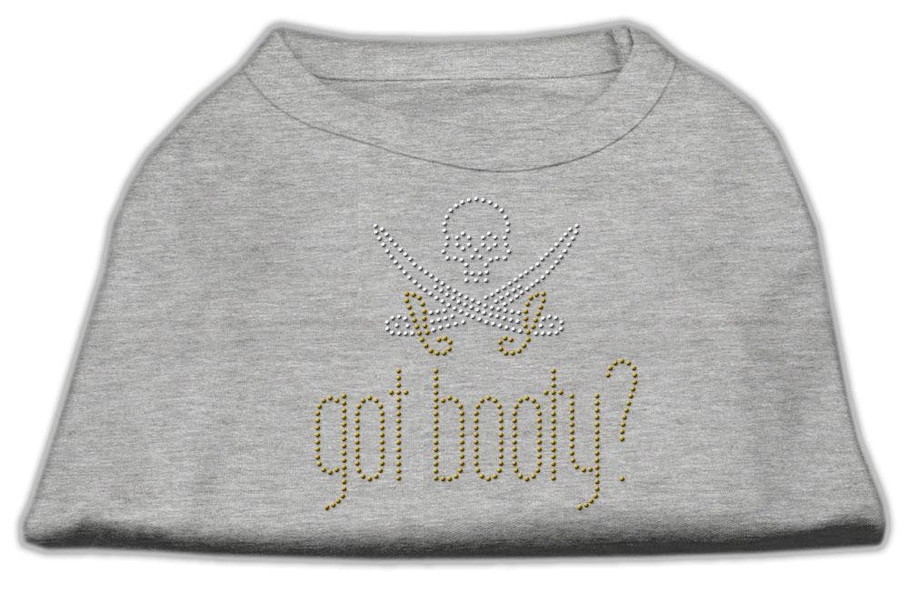 Got Booty? Rhinestone Shirts Grey M (12)