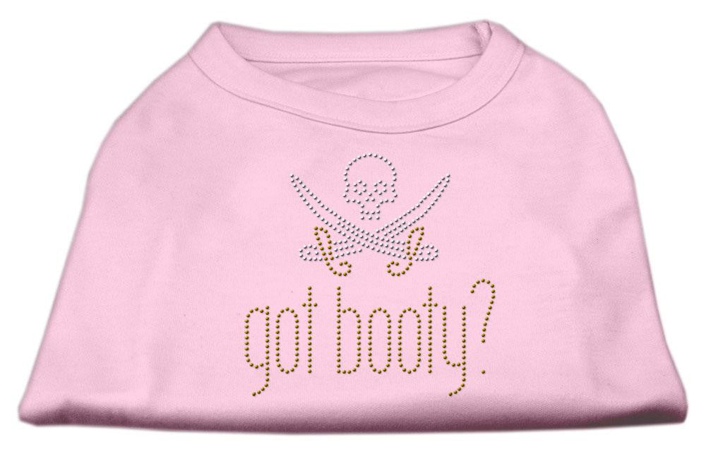 Got Booty? Rhinestone Shirts Light Pink XL (16