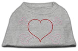 Heart And Crossbones Rhinestone Shirts