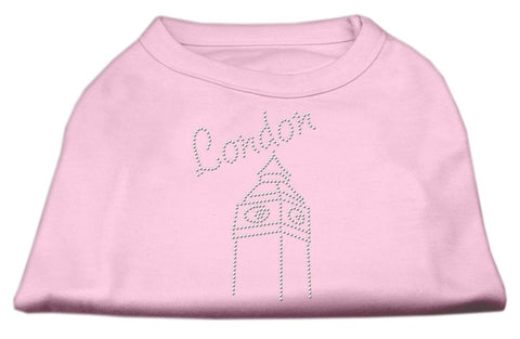 London Rhinestone Shirts Light Pink L (14)