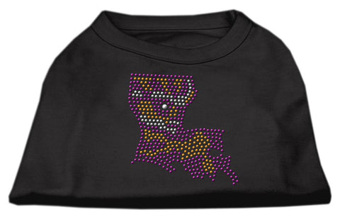 Louisiana Rhinestone Shirts Black XS (8)