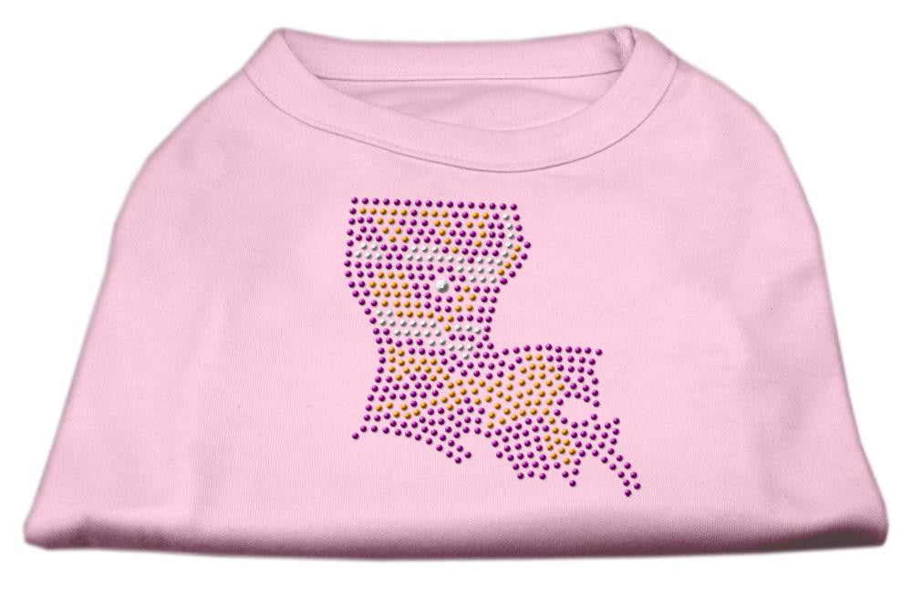 Louisiana Rhinestone Shirts Light Pink XXL (18)