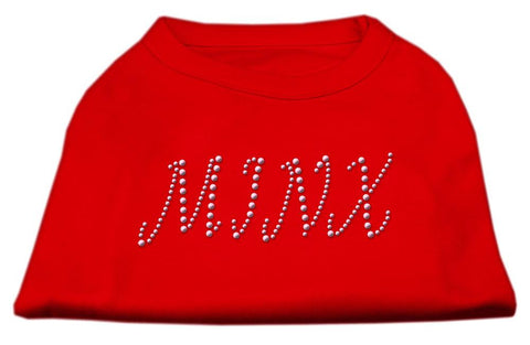 Minx Rhinestone Shirts Red M (12)