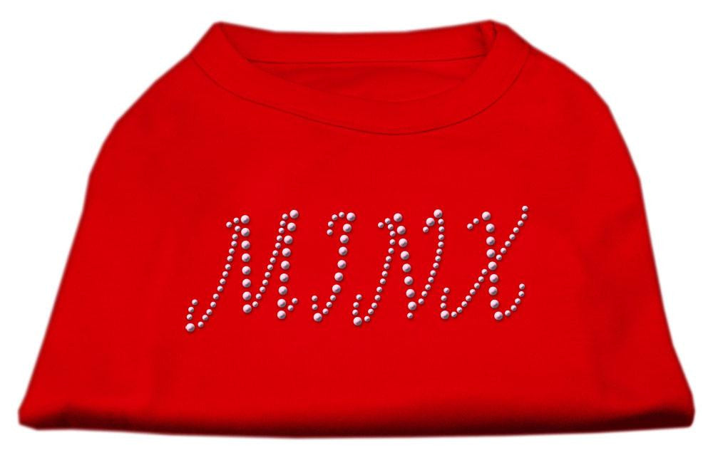 Minx Rhinestone Shirts Red S (10)