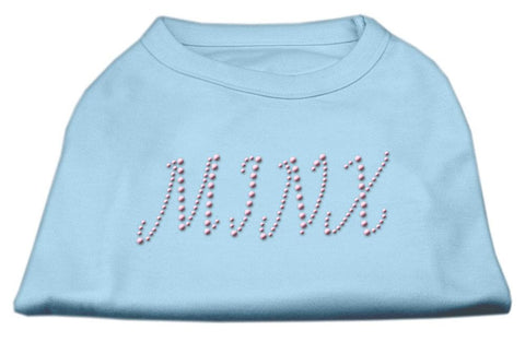 Minx Rhinestone Shirts Baby Blue XL (16)