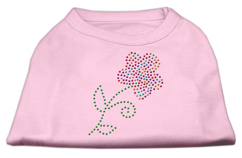 Multi-colored Flower Rhinestone Shirt