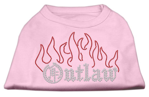 Outlaw Rhinestone Shirts Light Pink S (10)