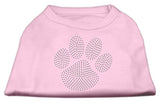 Clear Rhinestone Paw Shirts