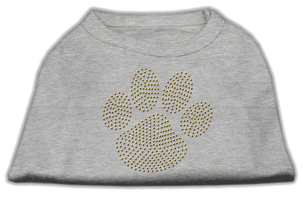 Gold Paw Rhinestud Shirt