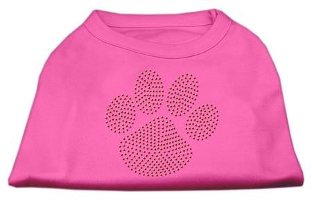 Orange Paw Rhinestud Shirts Bright Pink XL (16)