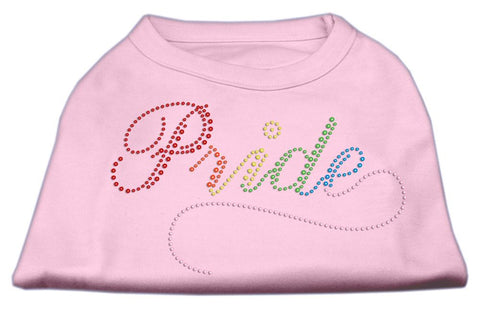 Rainbow Pride Rhinestone Shirts Light Pink S (10)