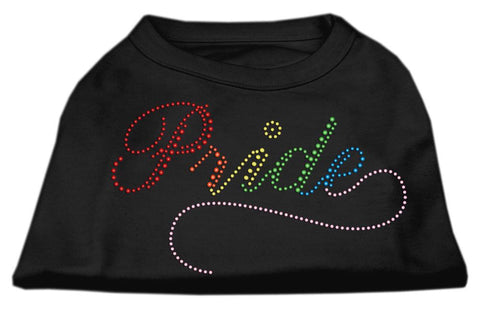 Rainbow Pride Rhinestone Shirts Black XXL (18)