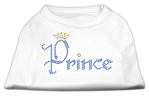 Prince Rhinestone Shirts White L (14)